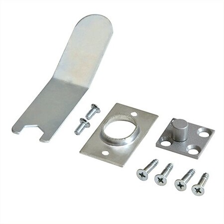 Jackson Satin Aluminum Top and Bottom Strike Package for 1275 Surface Vertical Rod and 3185 Mid Panel Panic 302113628
